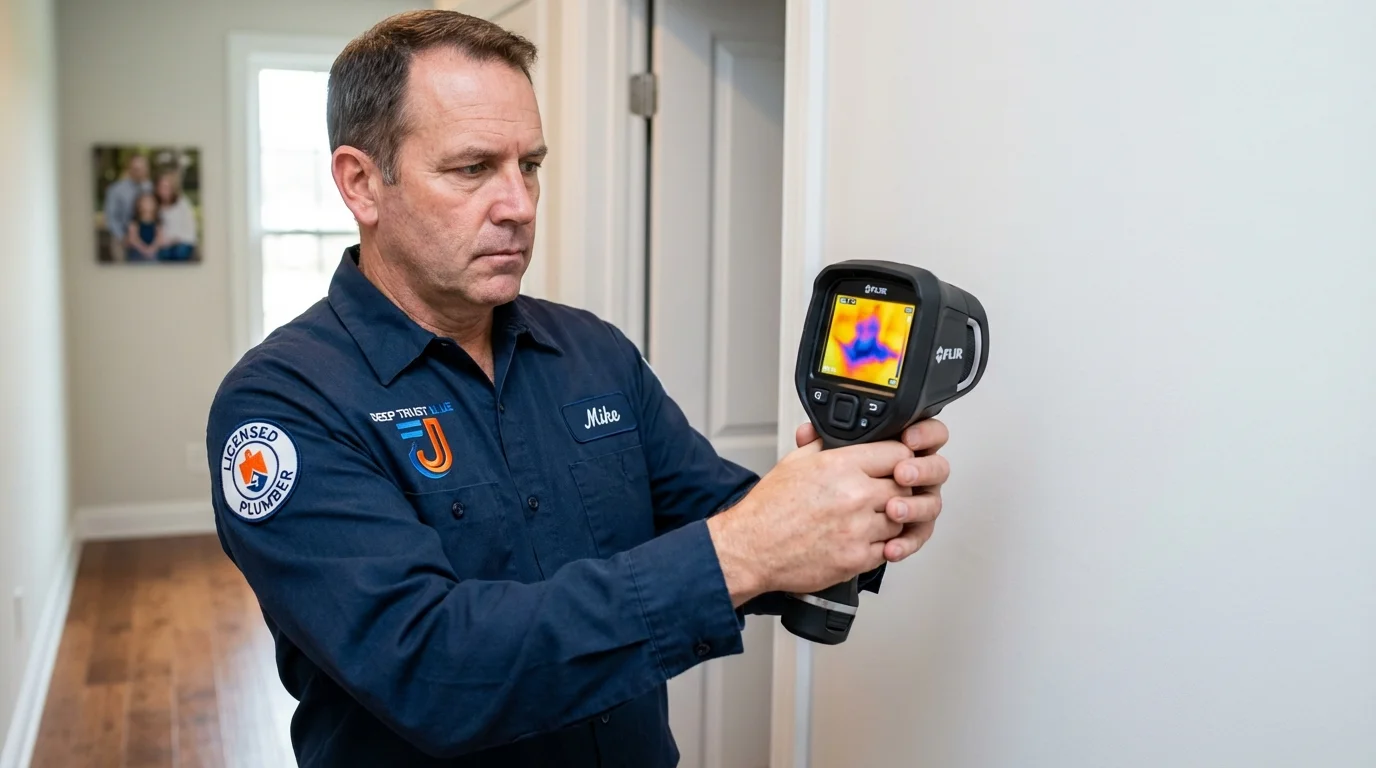 Thermal imaging leak detection by Johns Plumbing LLC in Compton
